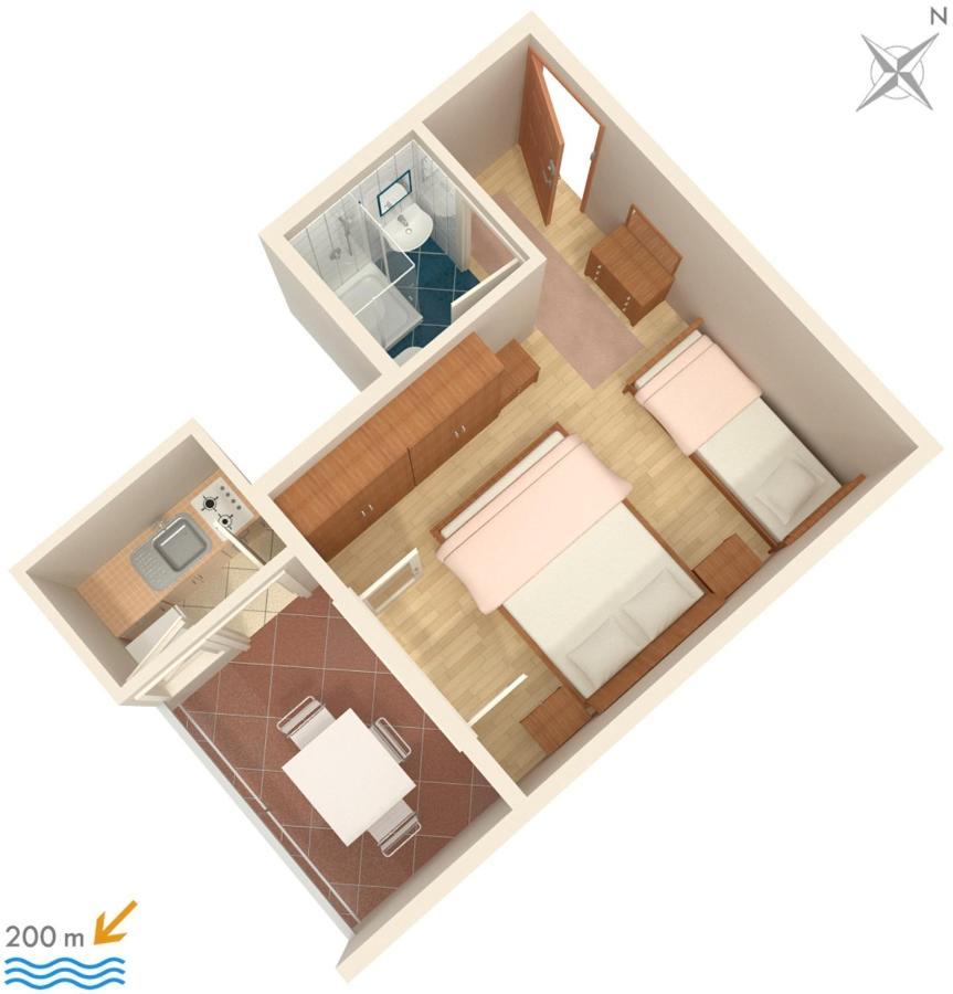 Apartments With A Parking Space Omis - 2745 ภายนอก รูปภาพ